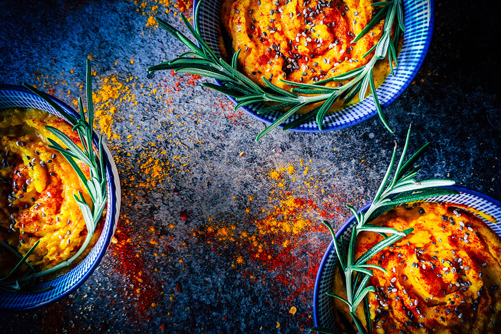 turmeric hummous recipe