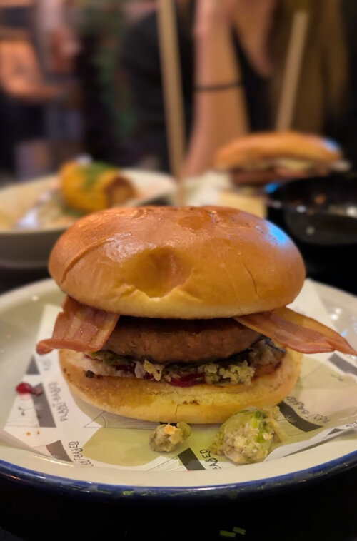 festive feast at unity diner burger